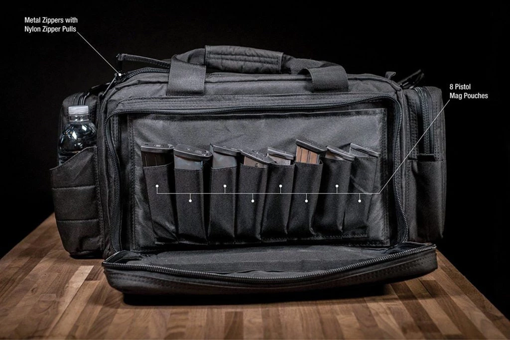 Fillet And Release Fishing Co. M&P Officer Tactical Range Bag.