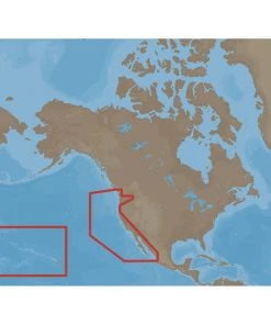 Cartography C-MAP MAX NA-M024 - U.S. West Coast & Hawaii - C-Card [NA-M024C-CARD]