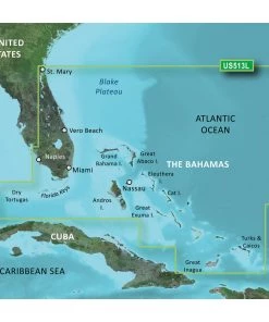 Garmin BlueChart G3 Vision HD - VUS513L - Jacksonville - Bahamas - MicroSD/SD [010-C0742-00]