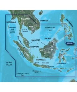 Cartography Garmin BlueChart G3 Vision HD - VAE009R - Sin/Mal/Indonesia - MicroSD/SD [010-C0884-00]