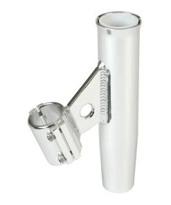 Lee's Tackle Lee's Clamp-On Rod Holder - Silver Aluminum - Vertical Mount - Fits 1.660" O.D. Pipe [RA5003SL]