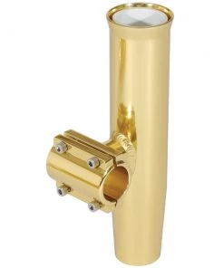 Lee's Tackle Lee's Clamp-On Rod Holder - Gold Aluminum - Horizontal Mount - Fits 1.900" O.D. Pipe [RA5204GL]