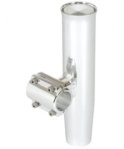 Lee's Tackle Fishing Rod Holders Lee's Clamp-On Rod Holder - Silver Aluminum - Horizontal Mount - Fits 2.375" / 2-3/8" O.D. Pipe [RA5205SL]
