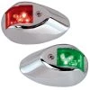 Perko LED Side Lights - Red/Green - 24V - Chrome Plated Housing [0602DP2CHR] Marine Lighting
