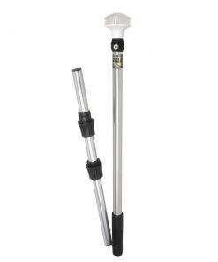 Perko Omega Series LED Universal Pole Light W/Fold In Half Pole [1348DP8CHR]