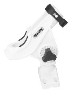 Fishing Rod Holders Scotty 280 Bait Caster/Spinning Rod Holder W/241 Deck/Side Mount - White [280-WH]