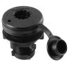 Scotty Compact Threaded Round Deck Mount [444-BK] Fishing Rod Holders