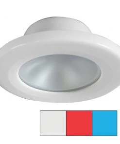 I2Systems Inc I2Systems Apeiron A3120 Screw Mount Light - Red, Cool White & Blue - White Finish [A3120Z-31HAE] Marine Lighting