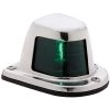 Attwood Marine Marine Lighting Attwood 1-Mile Deck Mount, Green Sidelight - 12V - Stainless Steel Housing [66319G7]