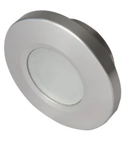 Lumitec Orbit - Flush Mount Down Light - Brushed Finish - 4-Color White/Red/Blue/Purple Non-Dimming [112500]