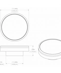 Marine Lighting Lumitec Halo - Flush Mount Down Light - White Finish - 3-Color Red/Blue Non-Dimming W/White Dimming [112828]