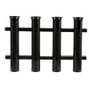 TACO Marine TACO 4-Rod Poly Rod Rack - Black [P03-064B] Fishing Rod Holders