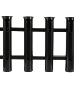 TACO Marine TACO 4-Rod Poly Rod Rack - Black [P03-064B] Fishing Rod Holders