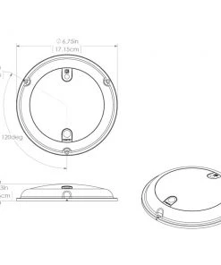 Lumitec TouchDome - Dome Light - Polished SS Finish - 2-Color White/Blue Dimming [101097] Marine Lighting
