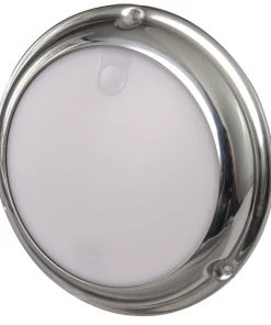 Lumitec TouchDome - Dome Light - Polished SS Finish - 2-Color White/Red Dimming [101098] Marine Lighting