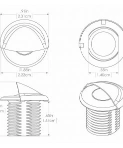 Lumitec Aruba - Courtesy Light - Polished SS Finish - White Non-Dimming [101144] Marine Lighting
