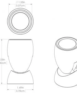 Lumitec GAI2 - General Area Illumination2 Light - Brushed Finish - 3-Color Red/Blue Non-Dimming W/White Dimming [111808] Marine Lighting