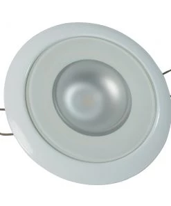 Marine Lighting Lumitec Mirage - Flush Mount Down Light - Glass Finish/White Bezel - Warm White Dimming [113129]