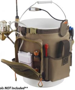Wild River RIGGER 5 Gallon Bucket Organizer W/Light, Plier Holder & Retractable Lanyard [WL3506]