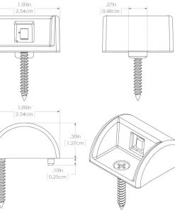 Lumitec Andros - Courtesy Light - Polished SS Finish - White Non-Dimming [101043] Marine Lighting