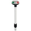 Perko Stealth Series LED Bi-Color 12" Pole Light - Small Threaded Collar - 2 Mile [1619DP2BLK] Marine Lighting