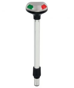 Perko Stealth Series LED Bi-Color 12" Pole Light - Small Threaded Collar - 2 Mile [1619DP2BLK] Marine Lighting