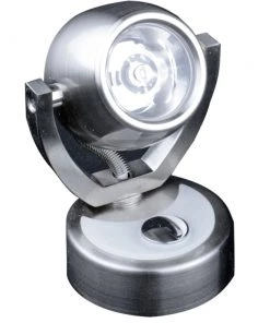 Lunasea Lighting Marine Lighting Lunasea Wall Mount LED Light W/Touch Dimming - Warm White/Brushed Nickel Finish - Rotating Light [LLB-33JW-81-OT]