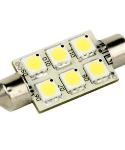 Lunasea Lighting Lunasea Single-Sided 6 LED Festoon - 10-30VDC/1.5W/97 Lumens - Warm White [LLB-186W-21-00]