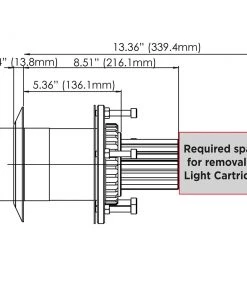 OceanLED 2010XFM Pro Series HD Gen2 LED Underwater Lighting - Midnight Blue [001-500745] Marine Lighting