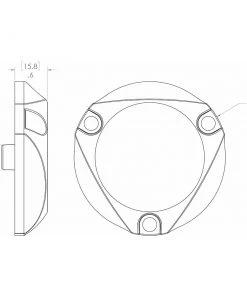 Lumitec SeaBlaze Mini - Underwater Light - Pair - Brushed Finish - Blue Non-Dimming [101246] Marine Lighting