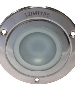 Lumitec Shadow - Flush Mount Down Light - Polished SS Finish - White Non-Dimming [114113] Marine Lighting