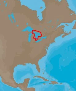 Cartography C-MAP 4D NA-D932 Lake Huron And Georgian Bay [NA-D932]