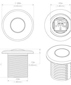 Lumitec Newt - Livewell Courtesy Light - Warm White Non-Dimming [101240]