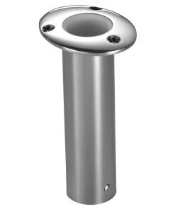 Attwood Marine Fishing Rod Holders Attwood Standard Series Rod Holder - 0 Degree - White Insert [66364W7]