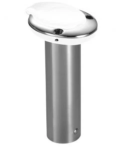 Attwood Marine Fishing Rod Holders Attwood Standard Series Rod Holder - 0 Degree - White Insert [66364W7]