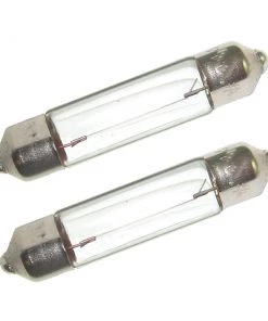 Perko Double Ended Festoon Bulbs - 12V, 10W, .74A - Pair [0070DP0CLR]