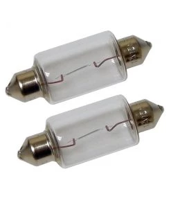 Perko Double Ended Festoon Bulbs - 12V, 15W, .97A - Pair [0070DP1CLR] Marine Lighting