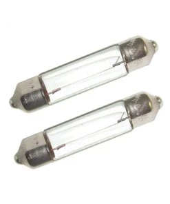 Marine Lighting Perko Double Ended Festoon Bulbs - 12V, 10W, .80A - Pair [0071DP0CLR]