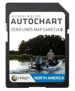 Cartography Humminbird AutoChart Zero Lines Map Card [600033-1]