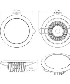 Lumitec Mirage Flush Mount Down Light Spectrum RGBW - Glass Bezel [113197]