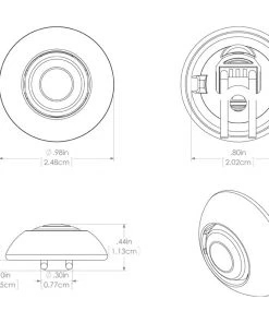 Marine Lighting Lumitec Exuma Courtesy Light - White Housing - Blue Light [101053]