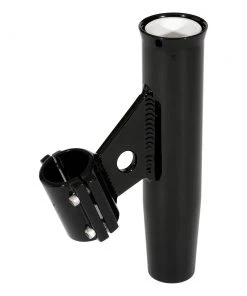 Lee's Tackle Lee's Clamp-On Rod Holder - Black Aluminum - Vertical Mount - Fits 1.050 O.D. Pipe [RA5001BK]