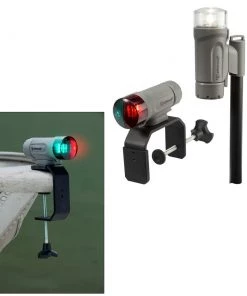 Attwood Marine Attwood PaddleSport Portable Navigation Light Kit - C-Clamp, Screw Down Or Adhesive Pad - Gray [14194-7]