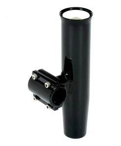 Lee's Tackle Fishing Rod Holders Lee's Clamp-On Rod Holder - Black Aluminum - Horizontal Mount - Fits 1.660" O.D. Pipe [RA5203BK]
