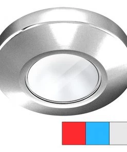 I2Systems Inc I2Systems Profile P1120 Tri-Light Surface Light - Red, Cool White Blue - Brushed Nickel Finish [P1120Z-41HAE] Marine Lighting