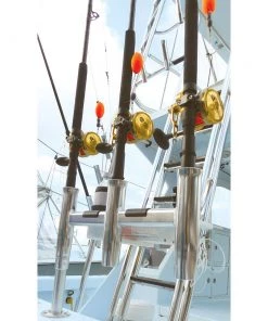TACO Marine TACO Deluxe Trident Rod Holder Cluster Offset W/Tool Caddy [F31-0781BXY-1] Fishing Rod Holders