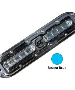 Shadow-Caster LED Lighting Marine Lighting Shadow-Caster SCM-10 LED Underwater Light W/20' Cable - 316 SS Housing - Bimini Blue [SCM-10-BB-20]