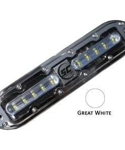 Shadow-Caster LED Lighting Shadow-Caster SCM-10 LED Underwater Light W/20' Cable - 316 SS Housing - Great White [SCM-10-GW-20]