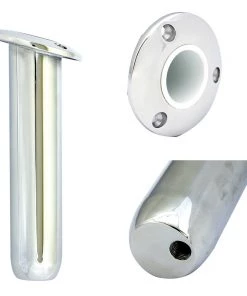 Fishing Rod Holders Tigress Round Head Closed Base Rod Holder - 15 Degree - 9" [77901]