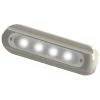 TACO Marine Marine Lighting TACO 4-LED Deck Light - Flat Mount - White Housing [F38-8800W-1]